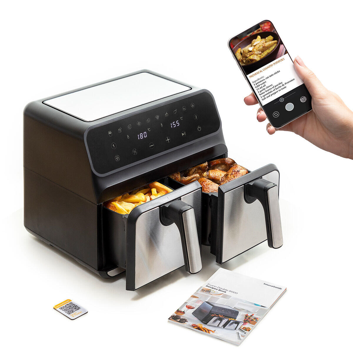 🤩FREIDORA AIRE DUALCHEF